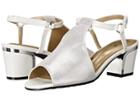 Soft Style Dalyne (white Sparkle Shine/silver Heel) Women's Shoes