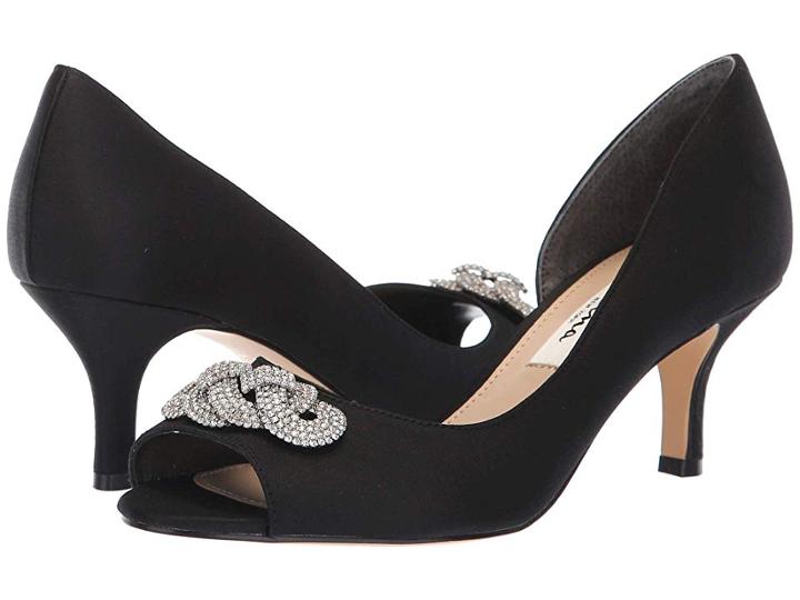 Nina Madolyn (black Satin) High Heels