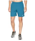 Asics Legends 7 Shorts (blue Steel Heather) Men's Shorts