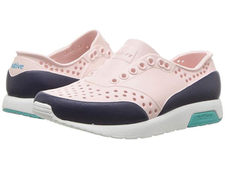 Native Kids Shoes Lennox Block (toddler/little Kid) (cold Pink/shell White/glacier Green/regatta Blue) Girls Shoes