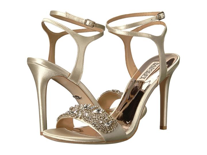 Badgley Mischka Hailey (ivory Satin) High Heels