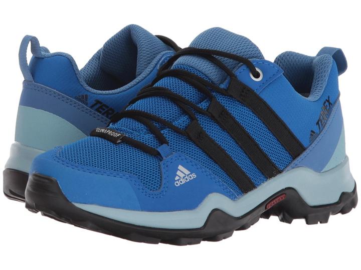 Adidas Outdoor Kids Terrex Ax2r Cp (little Kid/big Kid) (blue Beauty/black/ash Grey) Boys Shoes