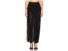 Versace Pareo W/ Slit (nero) Women's Clothing