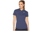 Nike Golf Aeroreact Polo Short Sleeve (thunder Blue/flat Silver) Women's Short Sleeve Pullover