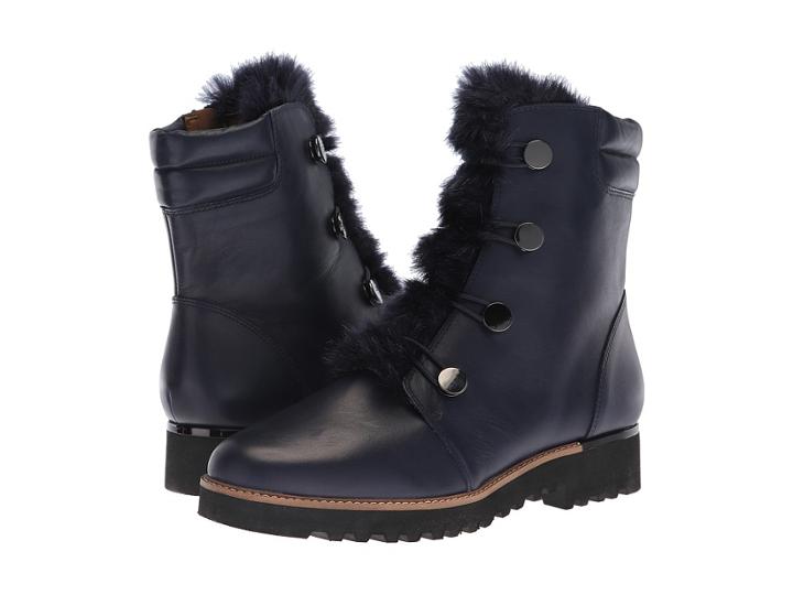 Franco Sarto Crown (dark Blue Leather) Women's Shoes