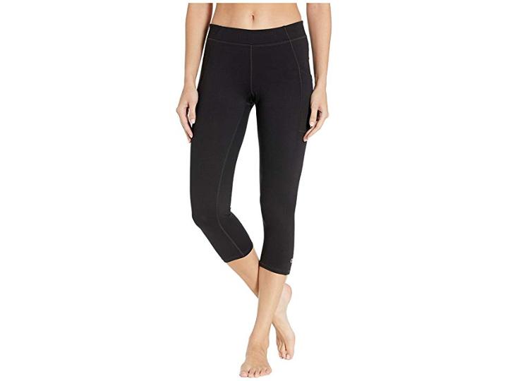 Champion Gym Issue Capris W/ Side Pocket (black) Women's Casual Pants