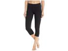 Champion Gym Issue Capris W/ Side Pocket (black) Women's Casual Pants
