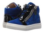 Giuseppe Zanotti Kids Veronica Sneaker (toddler) (blue/black) Kid's Shoes