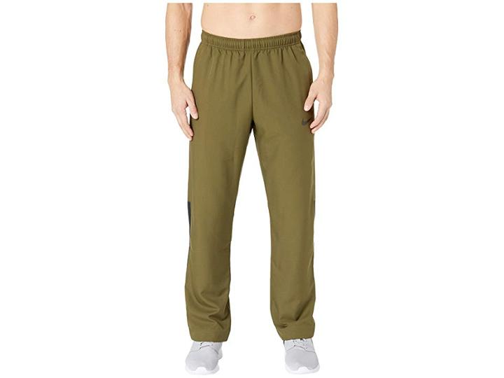 Nike Dry Pants Team Woven (olive Canvas/black/black) Men's Casual Pants