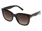 Guess Gf0299 (dark Havana Glitter/brown Gradient Lens) Fashion Sunglasses