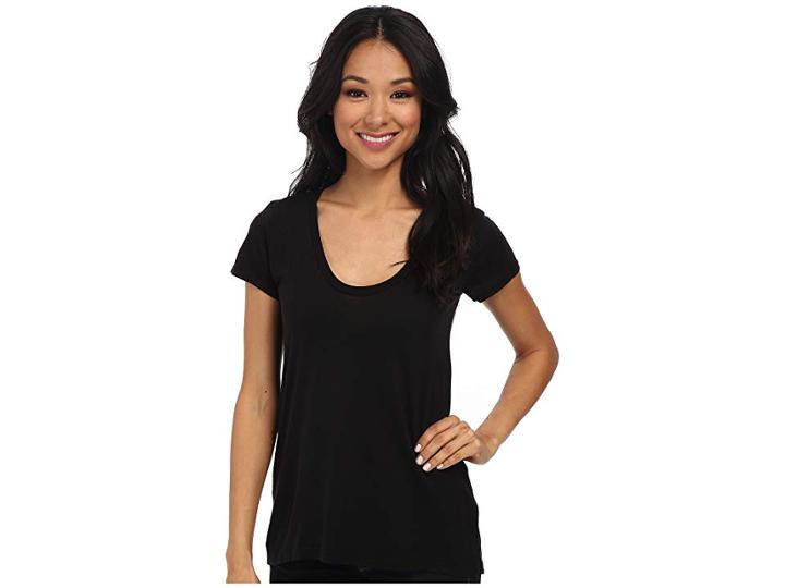 Splendid New Basic Tee (black) Women's T Shirt