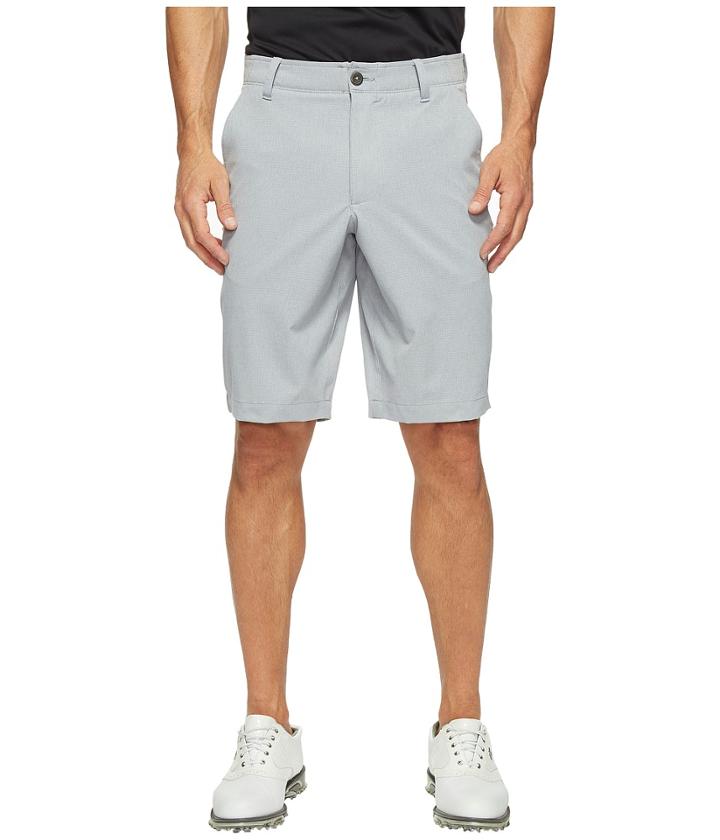 Under Armour Golf Match Play Vented Taper Shorts (steel/true Gray Heather/steel) Men's Shorts
