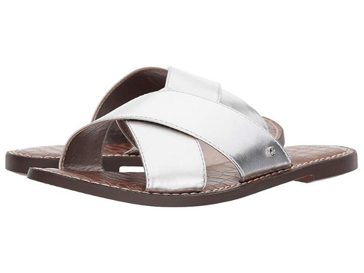 Sam Edelman Gertrude (silver Metallic Nappa Luva) Women's Shoes