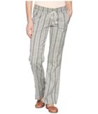 Roxy Oceanside Pants Yarn-dye (thyme South Border) Women's Casual Pants