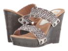 Sbicca Dottie (silver) Women's Wedge Shoes