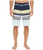 Quiksilver Everyday Stripe Vee 21 Boardshorts (blue Light) Men's Swimwear