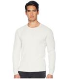 Vince Textured Crew Neck (white Glacier) Men's Clothing