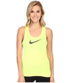 Nike Pro Cool Training Tank Top (volt/black) Women's Sleeveless