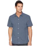 Tommy Bahama A-fish-ianado Camp Shirt (ocean Deep) Men's Clothing
