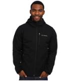 Columbia Ascendertm Hooded Softshell Jacket (black) Men's Coat