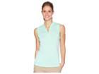 Nike Golf Zonal Cooling Polo Sleeve Sub Jacquard (green Glow/flat Silver) Women's Clothing