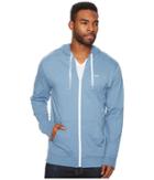Vans Core Basics Knit Long Sleeve Zip (copen Blue) Men's Clothing