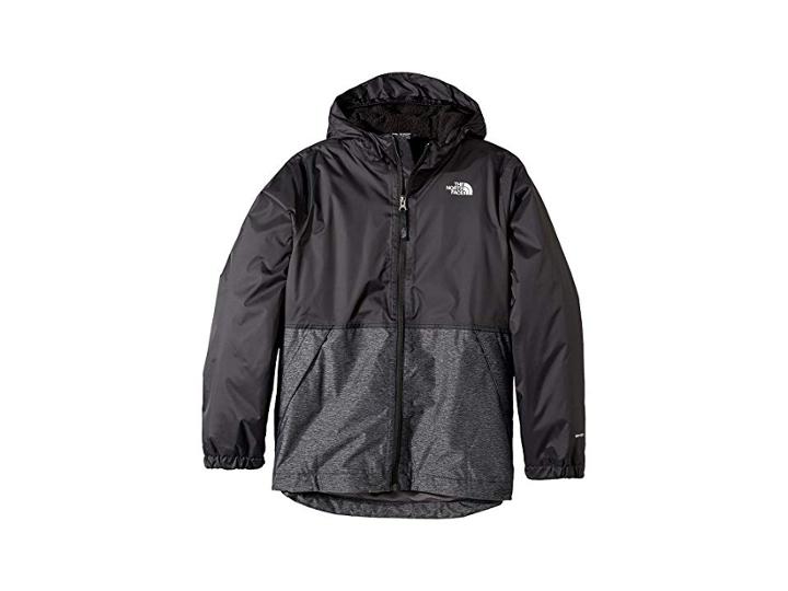 The North Face Kids Warm Storm Jacket (little Kids/big Kids) (tnf Black/tnf Black Heather) Boy's Coat