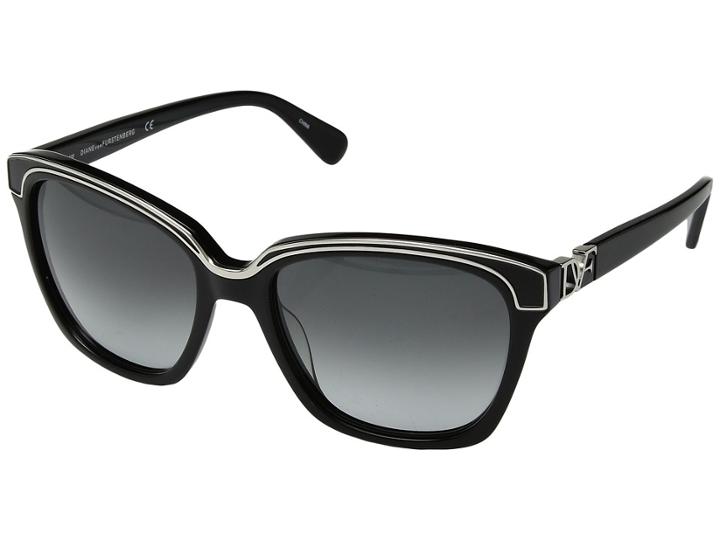 Diane Von Furstenberg Kylie (black) Fashion Sunglasses