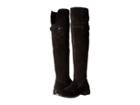 Frye Shirley Over-the-knee (black Oiled Suede) Women's Boots
