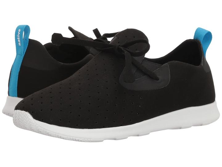 Native Kids Shoes Apollo Moc (big Kid) (jiffy Black/shell White) Kid's Shoes