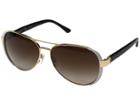 Tory Burch 0ty6052 (gold/dark Brown Gradient) Fashion Sunglasses