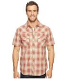 Ecoths Phoenix Short Sleeve Shirt (cranberry) Men's Short Sleeve Button Up