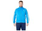 Adidas Big Tall Essentials 3-stripes Tricot Track Jacket (bright Blue/white) Men's Workout