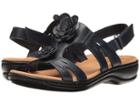 Clarks Leisa Claytin (navy Leather) Women's Sandals
