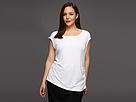 Calvin Klein - Plus Size Sleeveless Side Smock Top (true White