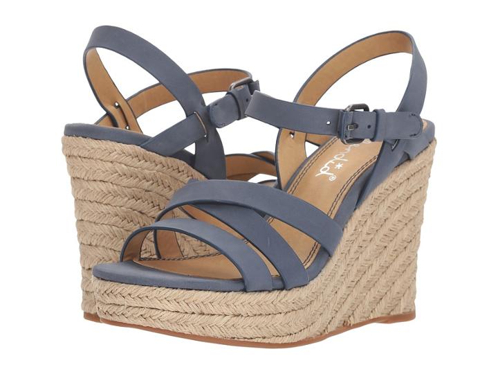 Splendid Billie (denim) Women's Wedge Shoes