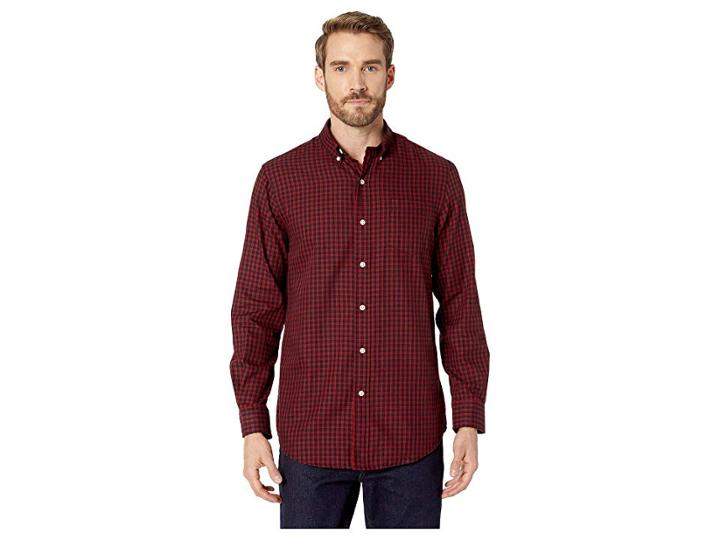 Chaps Easy Care-fashion (park Avenue Red Multi 1) Men's Clothing
