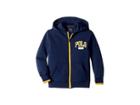 Polo Ralph Lauren Kids Double Knit Graphic Hoodie (little Kids/big Kids) (spring Navy) Boy's Sweatshirt