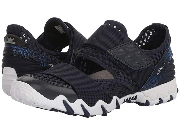 Allrounder By Mephisto Neo (indigo Open Mesh) Women's Hook And Loop Shoes