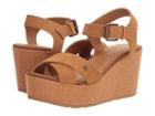 Volcom Stone Platform (cognac) Women's Wedge Shoes