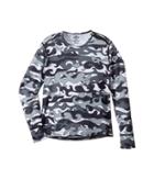 Hot Chillys Kids Midweight Print Crew (little Kids/big Kids) (surf Day) Boy's Clothing