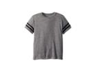 Chaser Kids Super Soft Vintage Crew Neck Tee (little Kids/big Kids) (streaky Grey/black) Boy's T Shirt