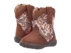 Roper Kids Glitter Geo (infant/toddler) (brown Faux Leather Vamp/paisley Glitter) Cowboy Boots