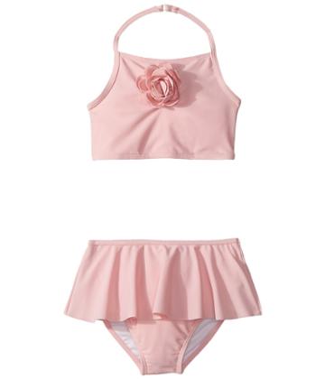 Kate Spade New York Kids Skirted Two-piece Set (infant) (delphinium Pink) Girl's Active Sets