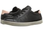 Ecco Aimee Sport Tie (black/silver Pink) Women's Lace Up Casual Shoes