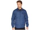 Vissla Cronkite Ii Quilted Shirt Jacket (denim Blue) Men's Coat