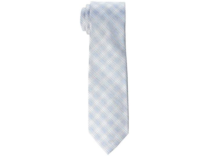 Calvin Klein Frosted Plaid (aqua) Ties
