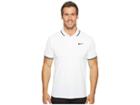 Nike Court Tennis Polo (white/black) Men's Clothing