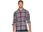 Joe's Jeans Picciano Long Sleeve Woven (blue/red Plaid) Men's Clothing