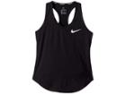 Nike Kids Court Pure Tennis Tank Top (little Kids/big Kids) (black/white) Girl's Sleeveless
